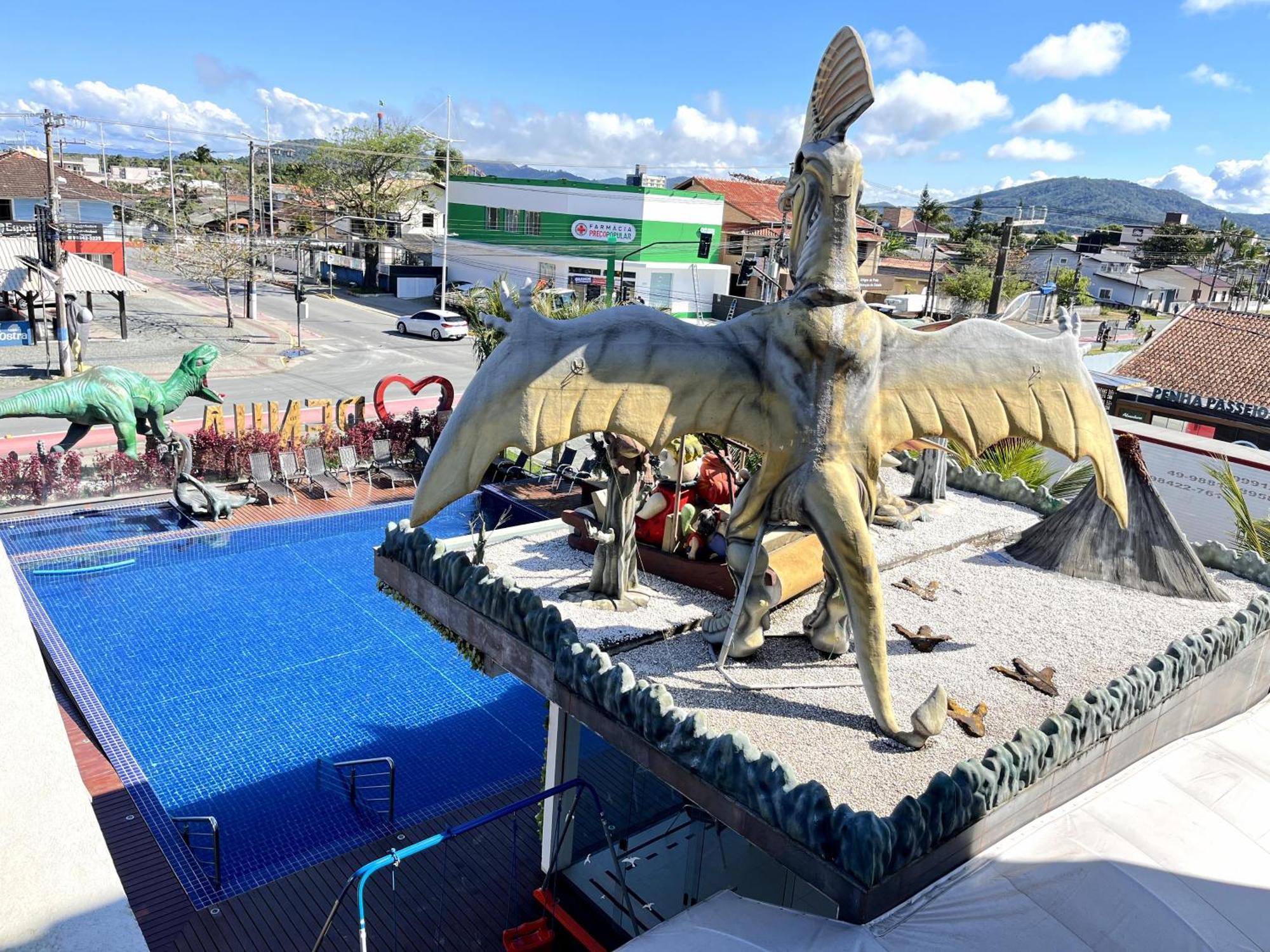 Hotel Recanto Dos Dinossauros Penha  Ngoại thất bức ảnh